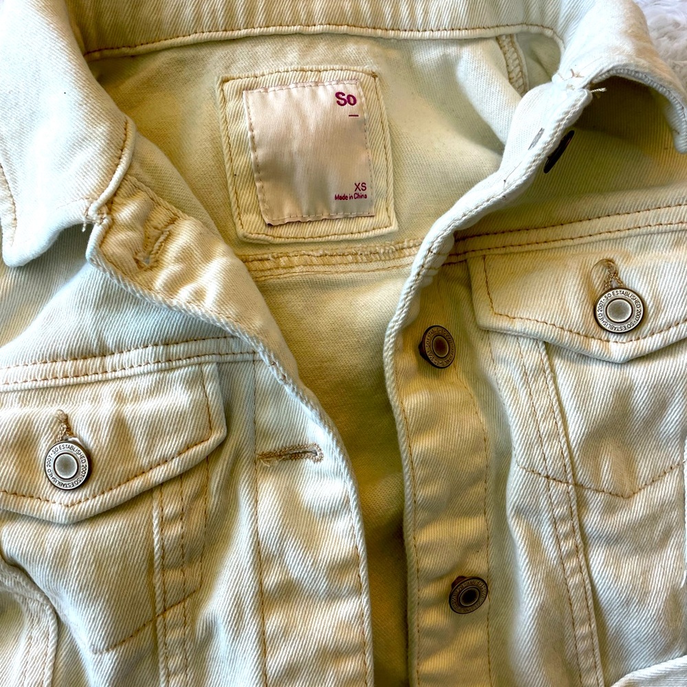 3 for $30, off white jean jacket